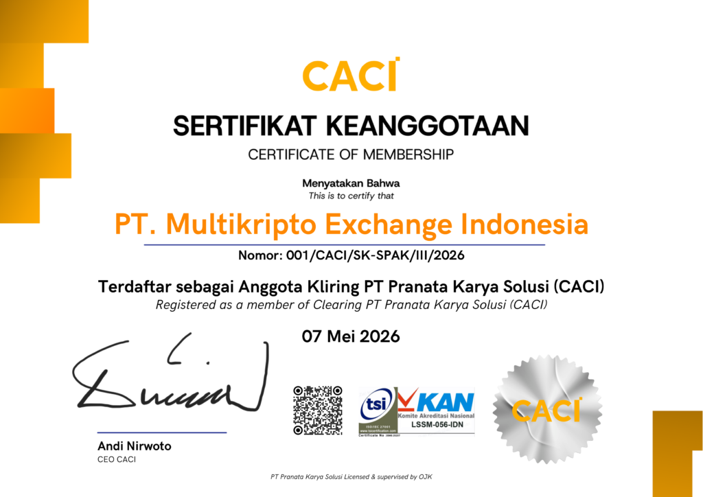 Certificate of Membership OSL Indonesia